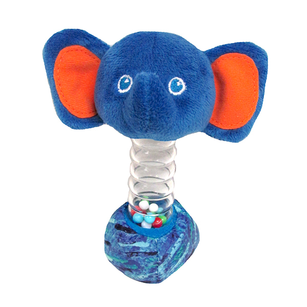 Elephant Stick Rattle with Beads image