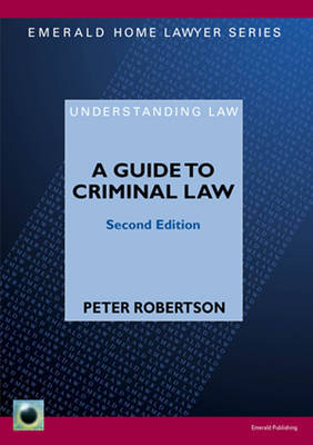 A Guide To Criminal Law by Peter Robertson image