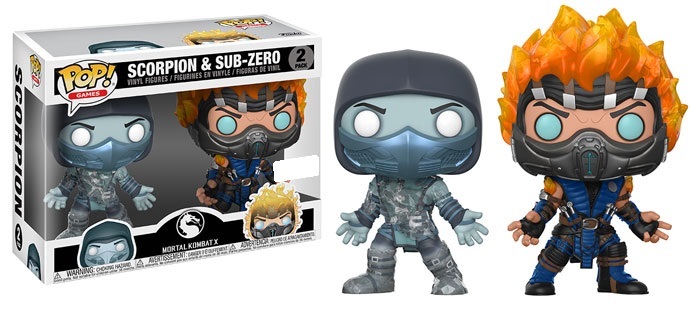 Mortal Kombat - Scorpion & Sub-Zero Pop! Vinyl 2-Pack