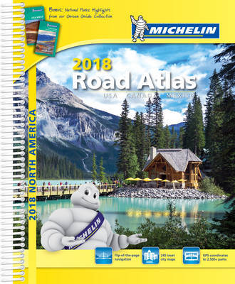 USA Canada Mexico Atlas 2018 by Michelin