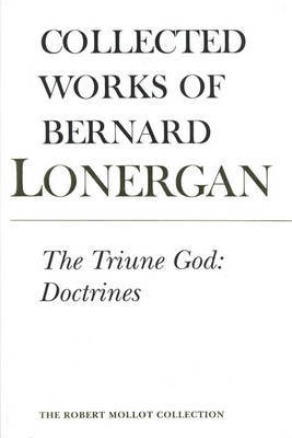 The Triune God by Bernard Lonergan image
