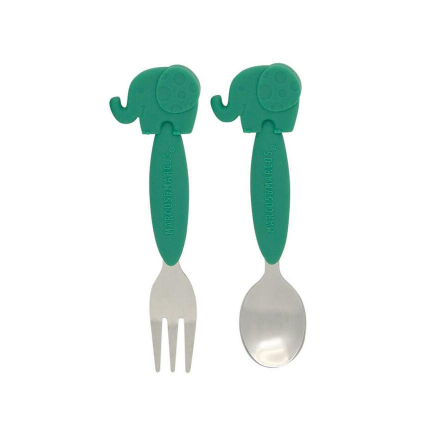 Marcus & Marcus: Spoon & Fork Set - Elephant