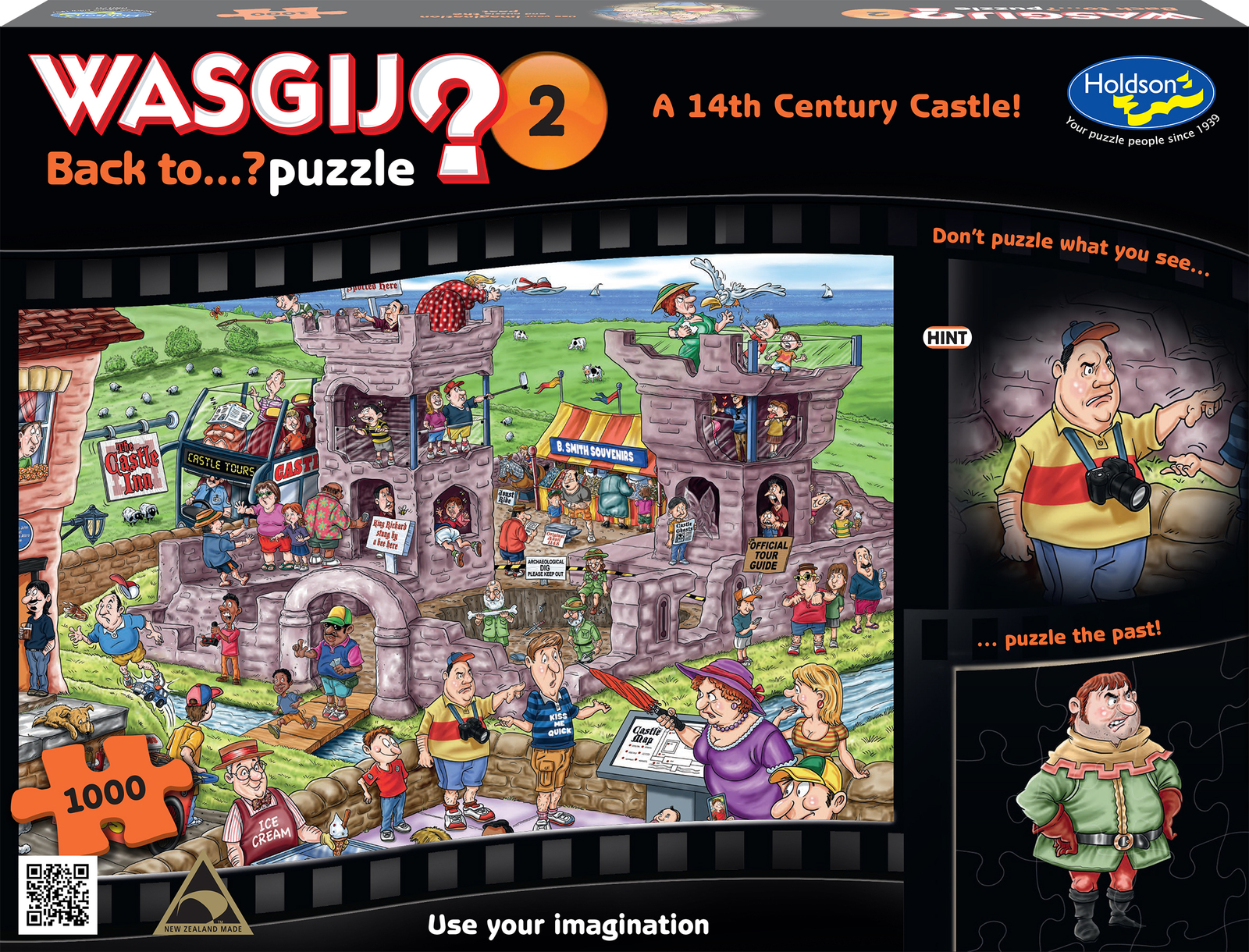 Wasgij: Back To Puzzle - 14th Century Castle 1000pce