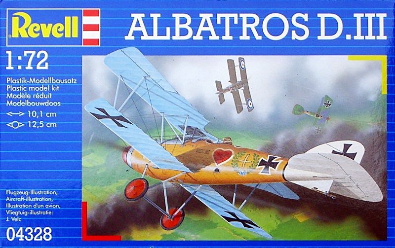 Revell Albatross D III 1:72 Model Kit image