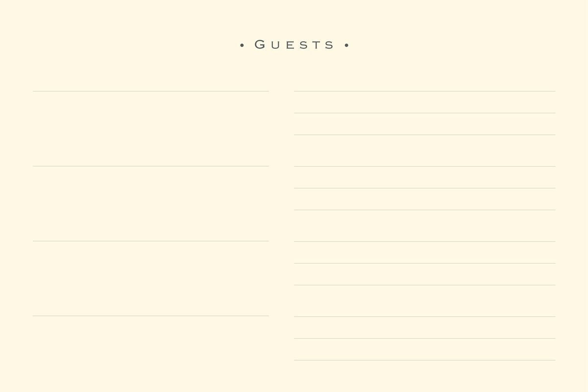 Artisan Classic Guest Book (Black) image