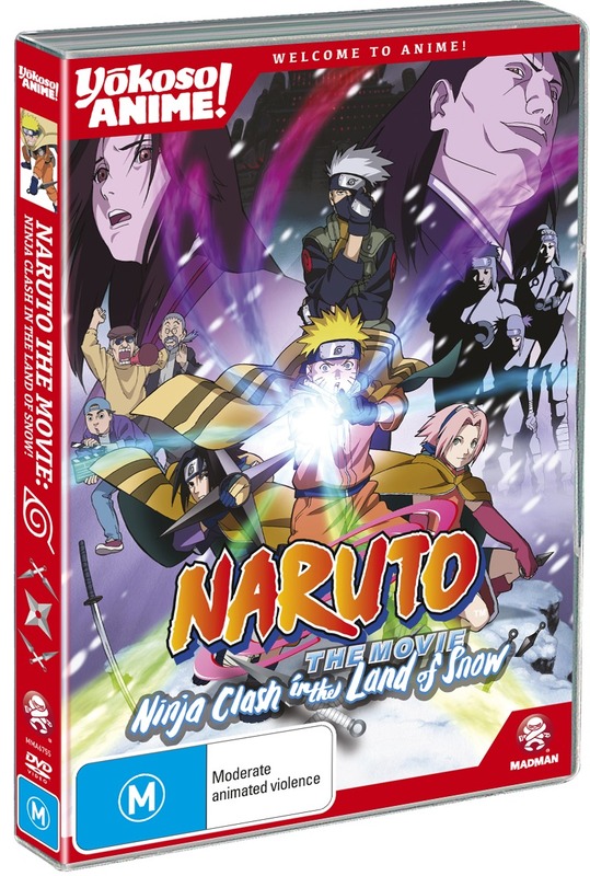 Naruto the Movie: Ninja Clash in the Land of Snow! (Yokoso Anime Edition) on DVD