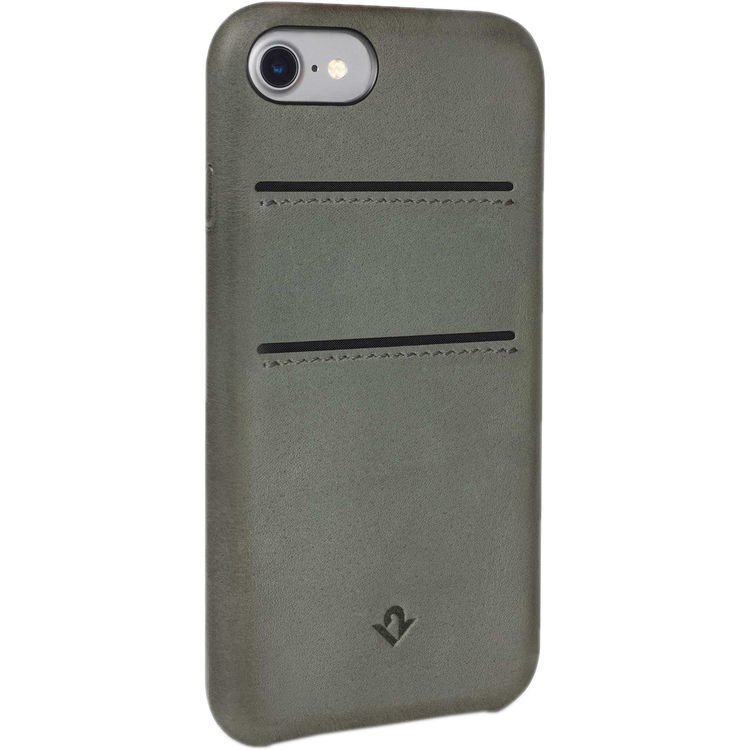 Twelve South Relaxed Leather case w/pockets for iPhone 7 (Dried Herb) image