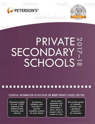 Private Secondary Schools 2017-18 by Peterson's image