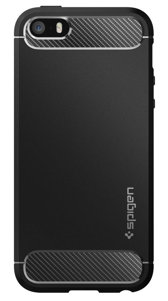 Spigen: iPhone SE/5s/5 Rugged Armour Case - (Black) image