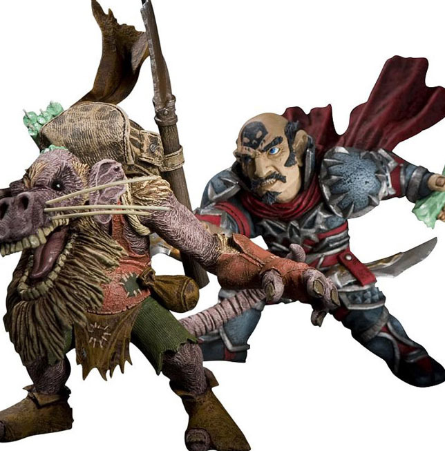 World of Warcraft Figure Set - Gnome Rogue vs Kobold Miner (series 8) image