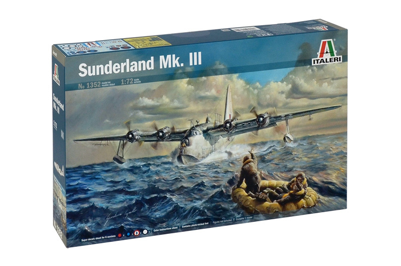 Italeri Sunderland Mk.III 1:72 Scale Model Kit image