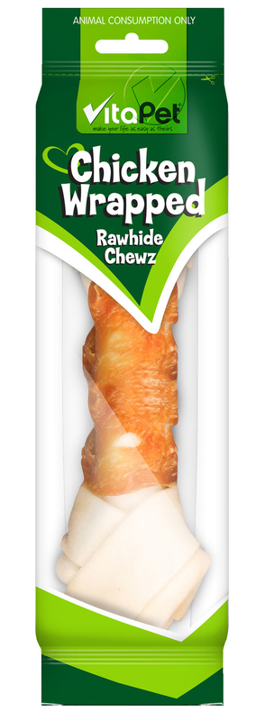 vitapet chicken wrapped rawhide chews
