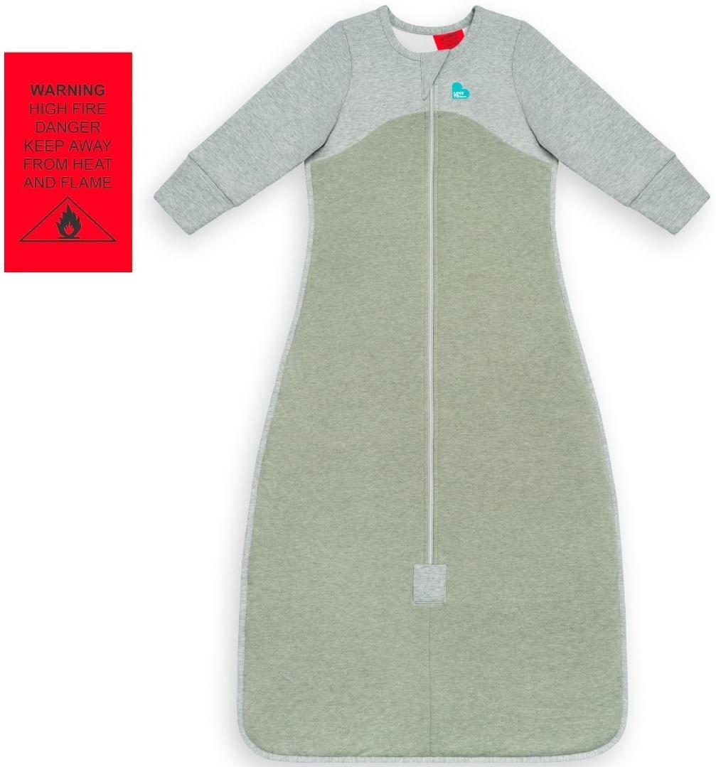Buy Love to Dream Sleep Bag Organic Long Sleeve 1.0 TOG Olive (Large