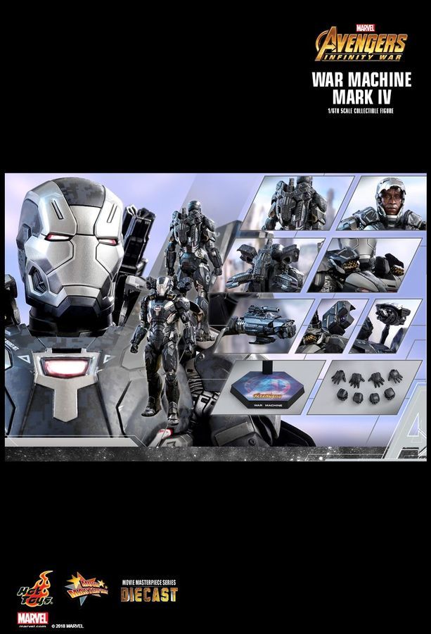 Avengers Infinity War: War Machine Mk. IV - 12" Articulated Figure image