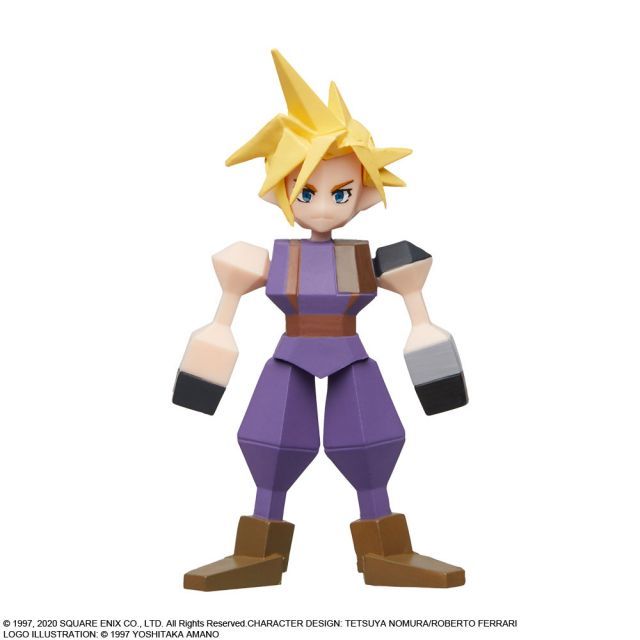 Final Fantasy VII - Polygon Figure Display (8-Pack) image