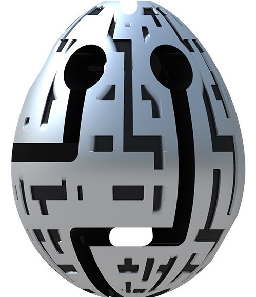 Smart Egg: 1-Layer Labyrinth Game - Techno image
