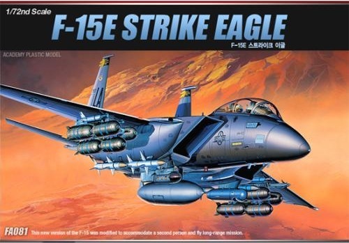 Academy F-15E Strike Eagle 1/72 Model Kit image