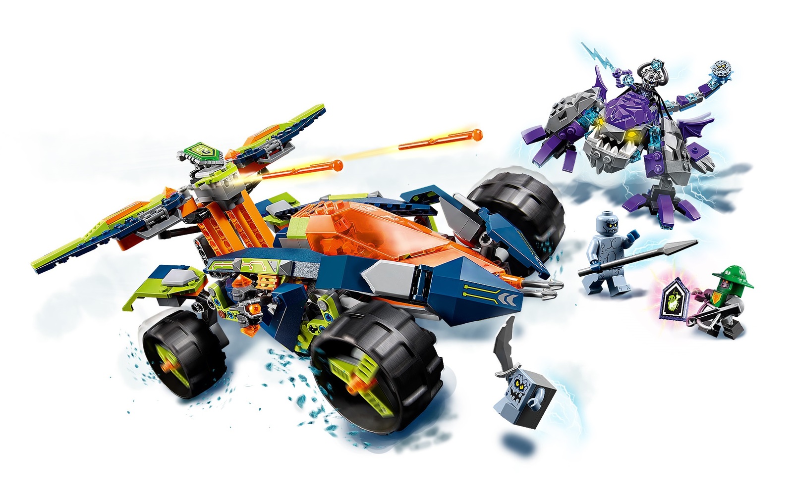 LEGO Nexo Knights - Aaron's Rock Climber (70355) image