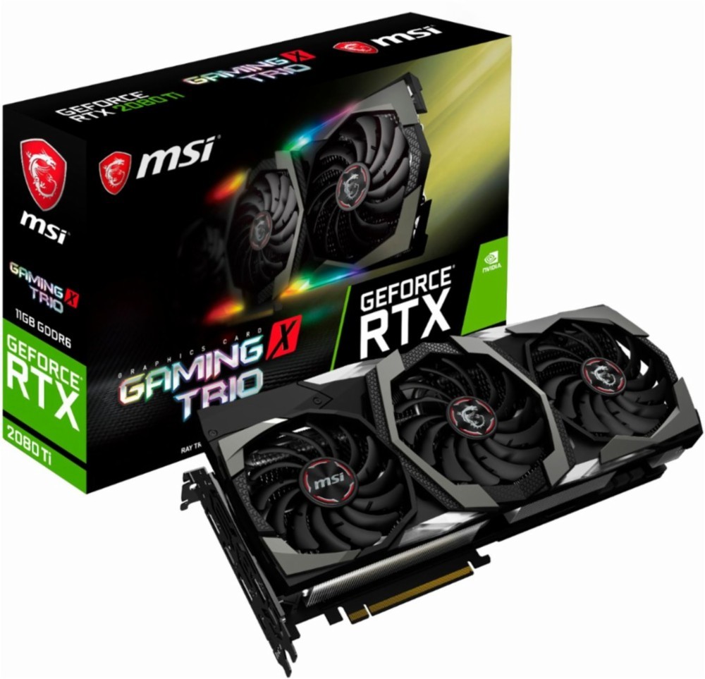 MSI RTX 2080 Ti Gaming X Trio 11GB Graphics Card image