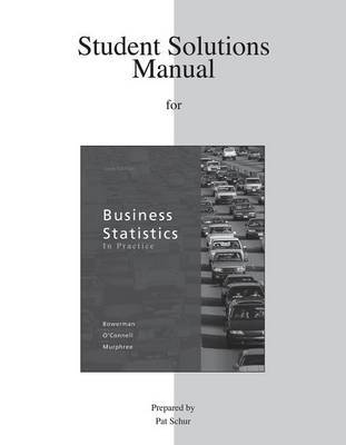 Student Solutions Manual for Business Statistics in Practice by Michael Kutner image