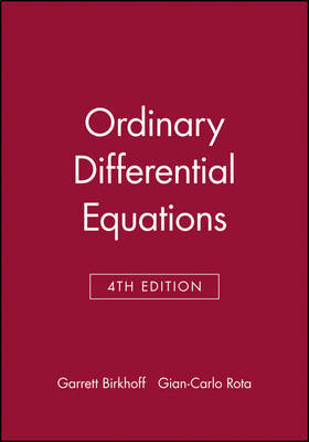 Ordinary Differential Equations by Garrett Birkhoff