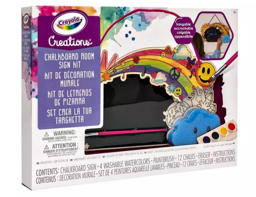 Crayola: Creations - Chalkboard Room Sign Kit image