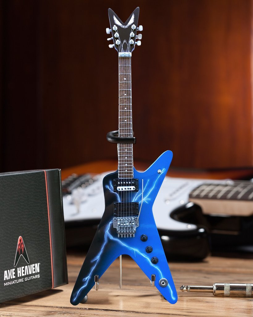Axe Heaven: Miniature Replica - Dean Dimebag Guitar (Lighting Bolt) image