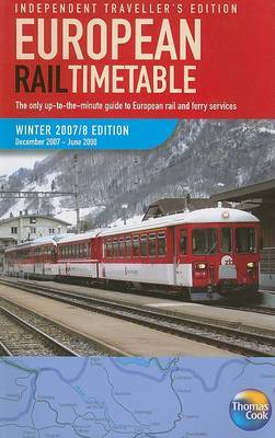 European Rail Timetable Independent Travellers: 2007/2008: Winter on Paperback