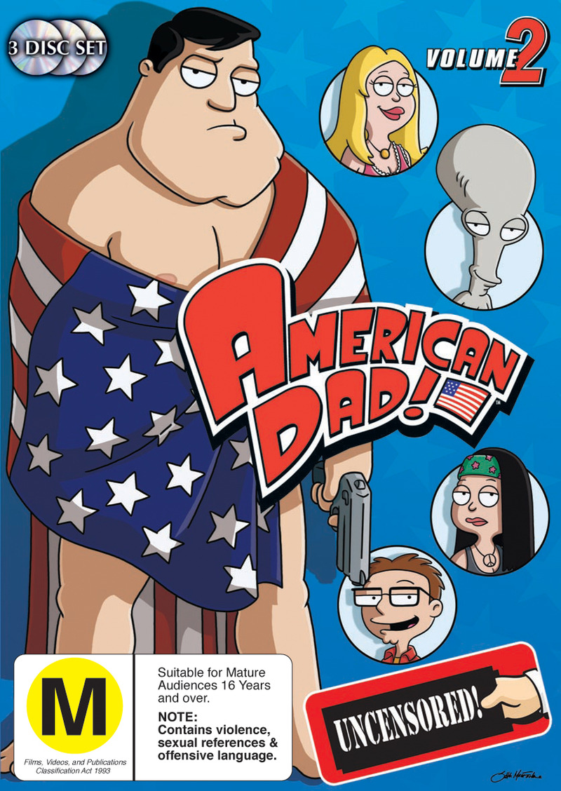 American Dad! - Complete Season 2 Collection (3 Disc Set) on DVD image
