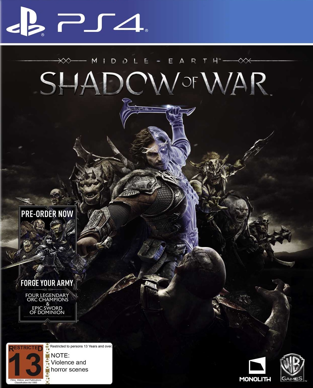Middle-Earth: Shadow of War Silver Edition for PS4 image