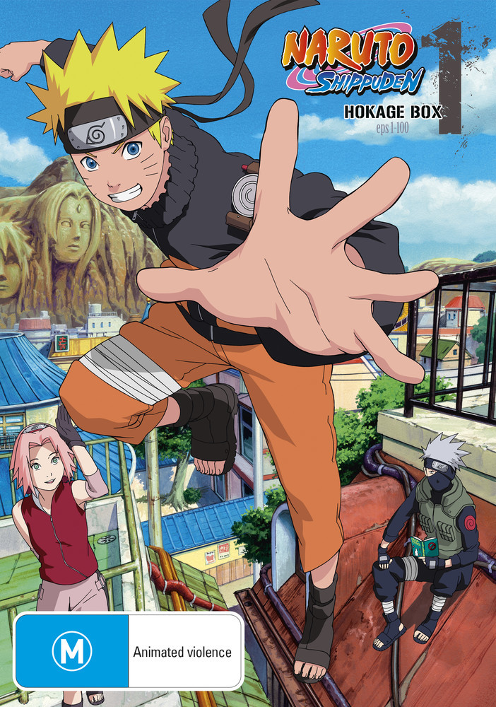 Naruto Shippuden - Hokage Box 1 (Eps 1-100) on DVD