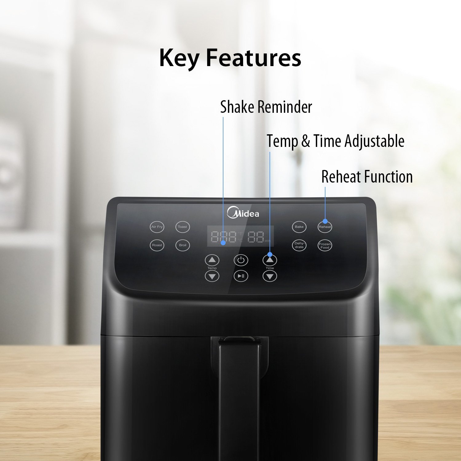 Buy Midea Air Fryer 5.5L at Mighty Ape NZ