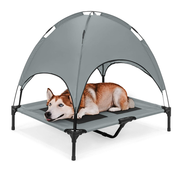 Buy Dog Camp Bed with Canopy Large at Mighty Ape NZ