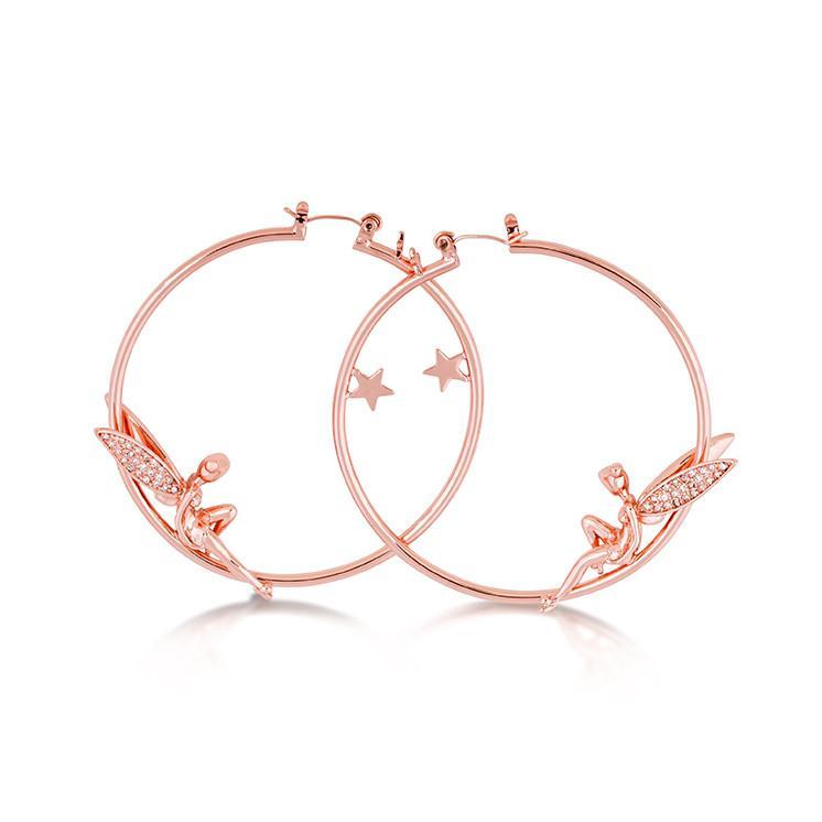 Disney Tinker Bell Hoop Earrings image