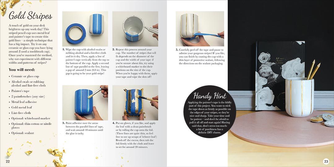 Hinkler: Create Your Own - Gold-leaf Craft Kit image