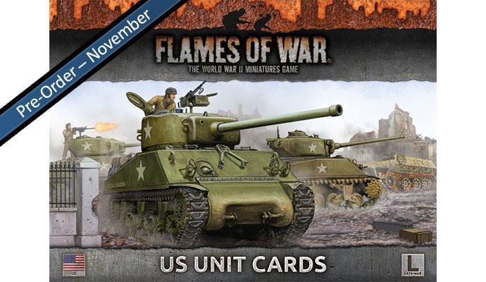 Flames of War: US Unit Cards (Late War)