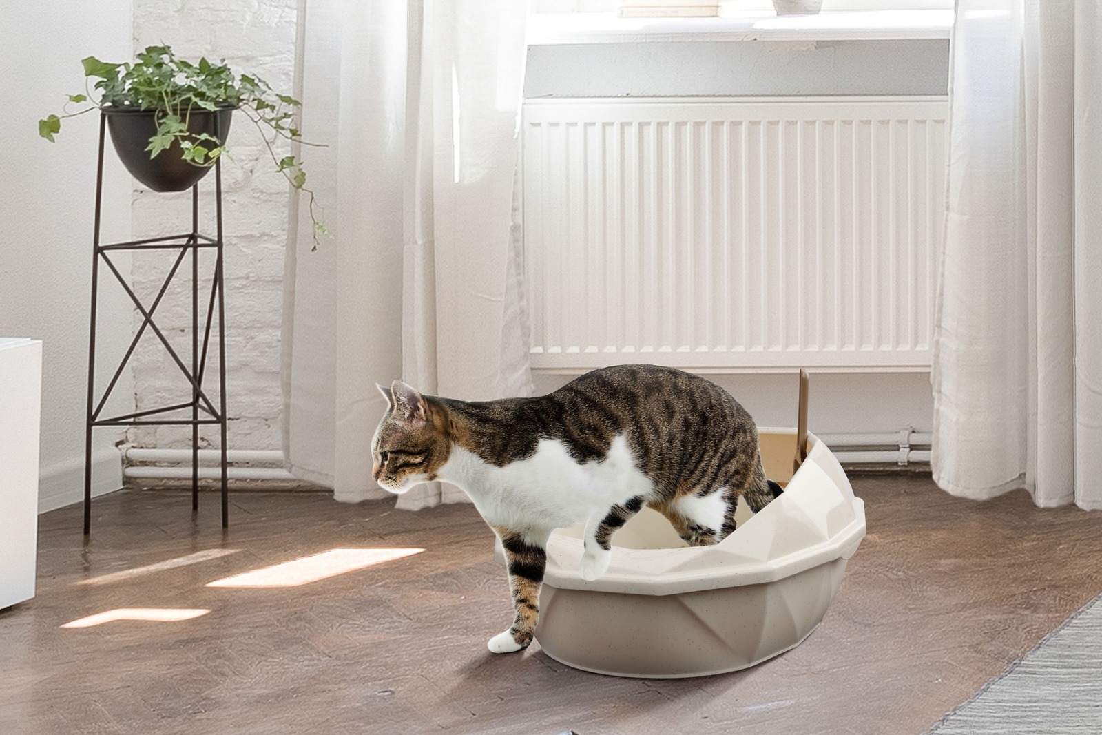 Buy Pawever Pets Easy Sift Cat Litter Tray with Scoop at Mighty Ape NZ