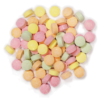 Rainbow Confectionery Fizzies Lollies Bulk Bag 1kg image