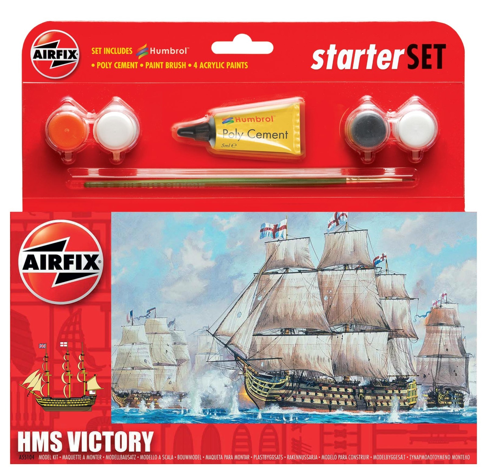 Airfix HMS Victory Starter Set Model Kit image