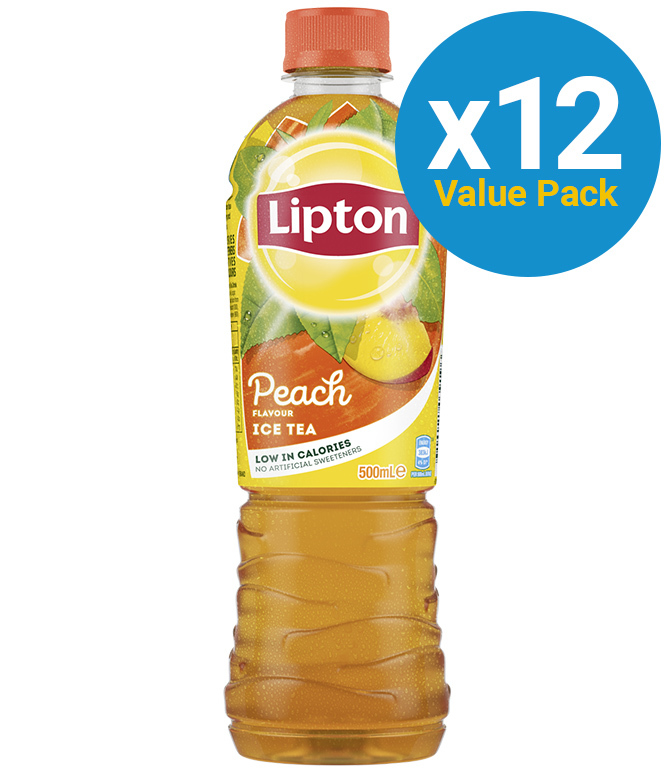 Lipton Ice Tea Peach 500ml 12 Pack At Mighty Ape Nz