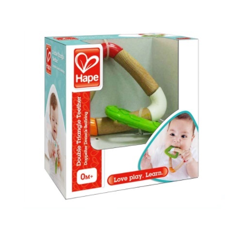 Hape: Double Triangle Teether image