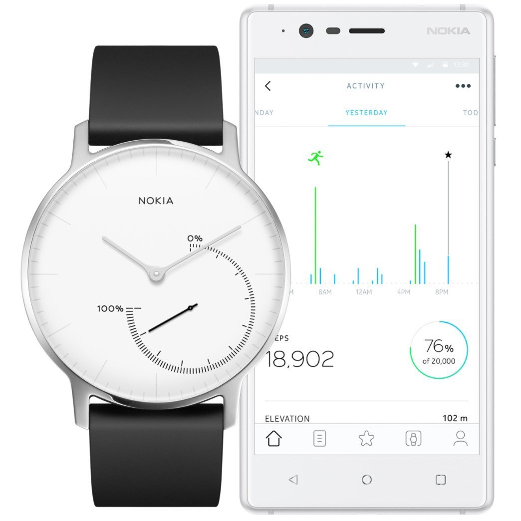 Nokia Activité Steel Activity Tracker - White image