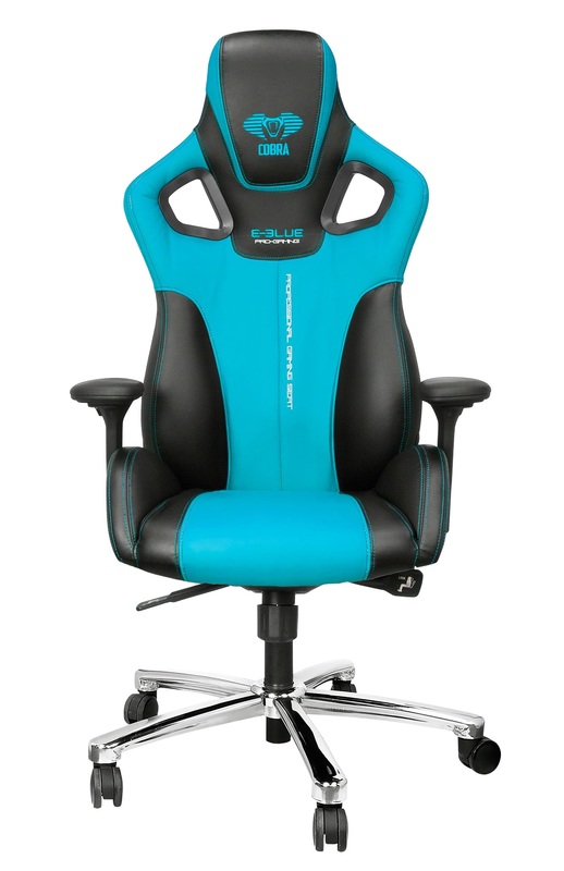 E Blue Cobra Gaming Chair Blue On Sale Now At Mighty