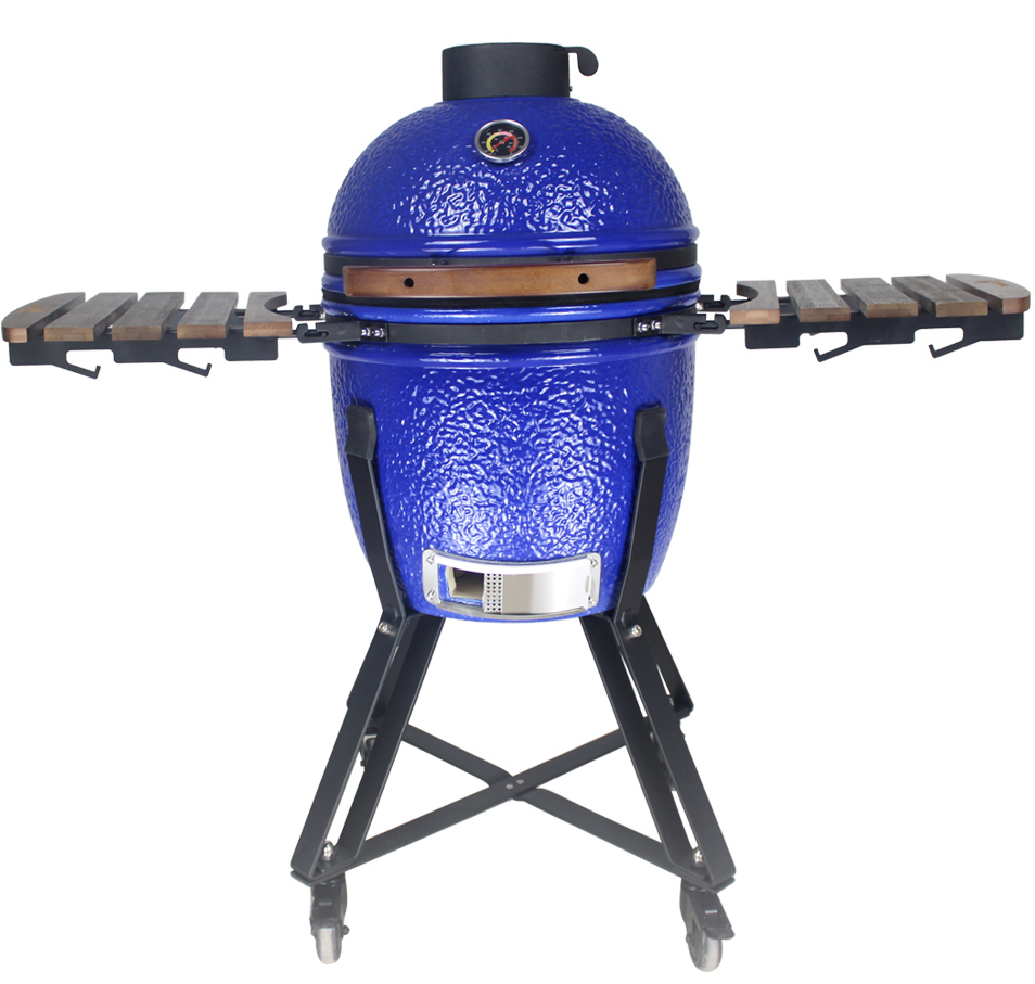 Buy Gorilla Kamado Ceramic Grill BBQ (Blue) 18" at Mighty Ape NZ