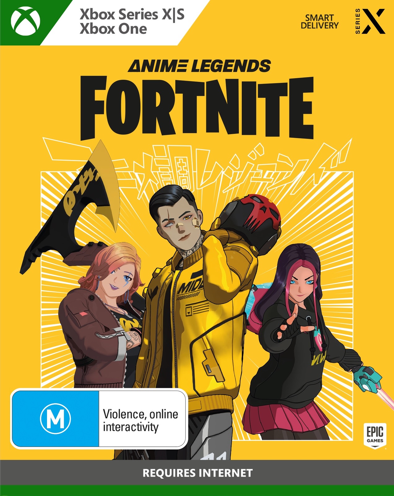 Fortnite Anime Legends (code in box) on Xbox Series X, Xbox One