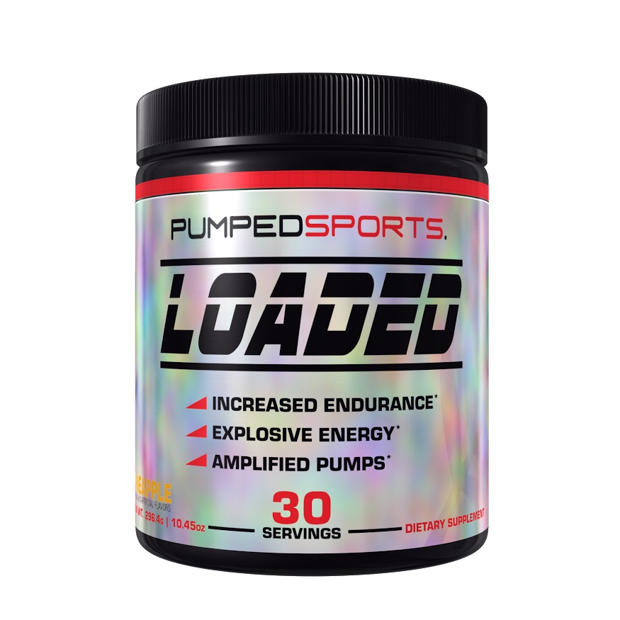 Pumped Sports Loaded Pre Workout - Pineapple Mano (30 Serves) image