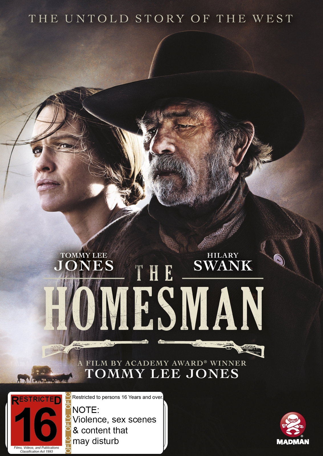 The Homesman on DVD image