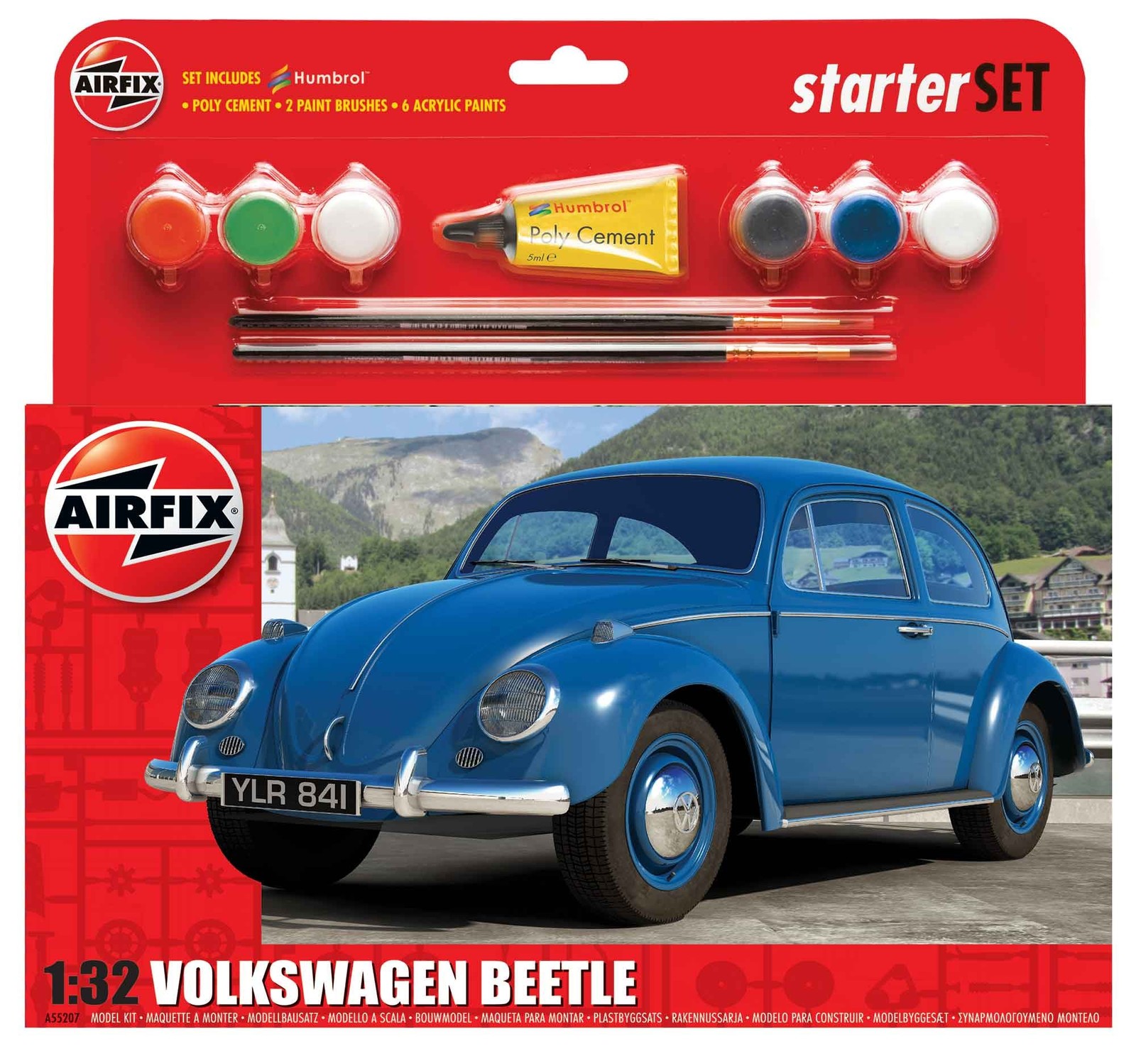 Airfix: 1:32 VW Beetle - Starter Model Kit image
