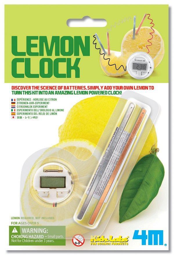 4M: Science Lemon Clock image