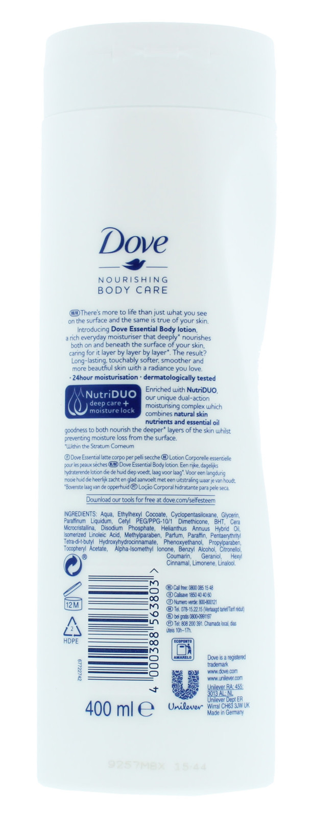 Buy Dove Body Lotion Essential (400 ml) at Mighty Ape NZ